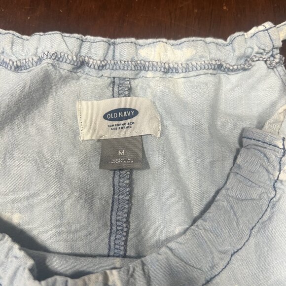 Old Navy Light Denim Sleeveless Star Dress - Women’s M - Picture 4 of 6